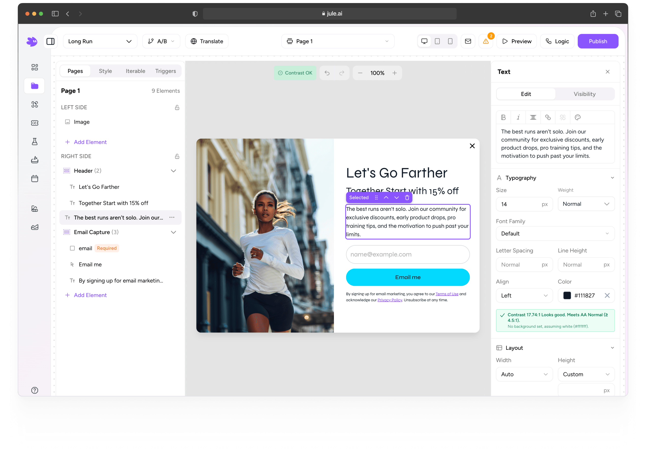 Jule app — Jule Builder